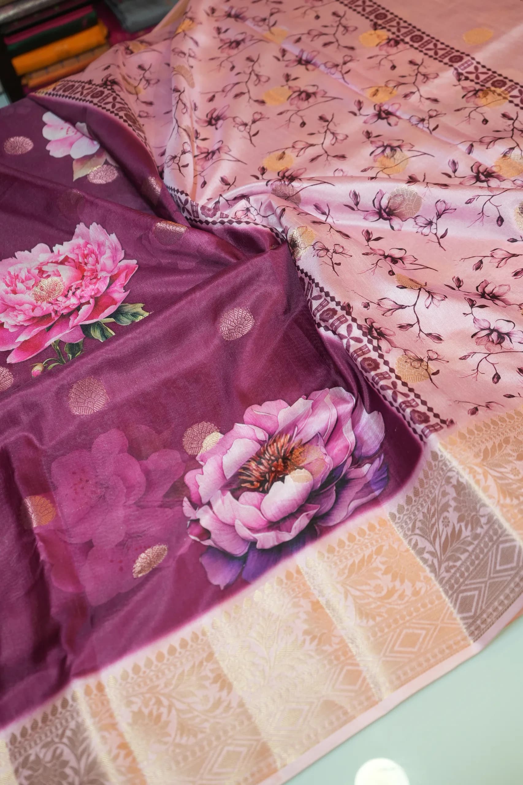 MANGALGIRI DIGITAL PRINT SAREE